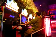Cote' Playing Star Wars at Zane's Birthday
