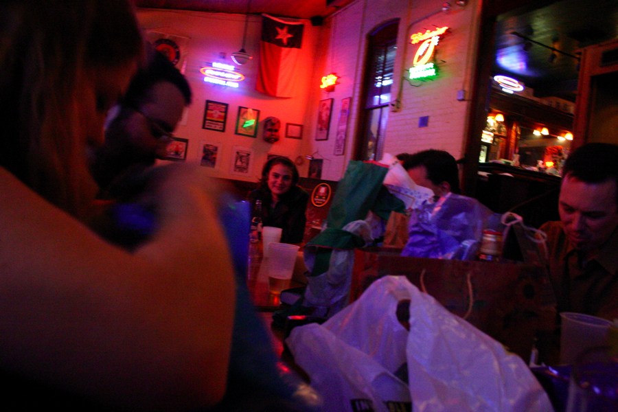 Kim and Cote' at Cote's Birthday Party